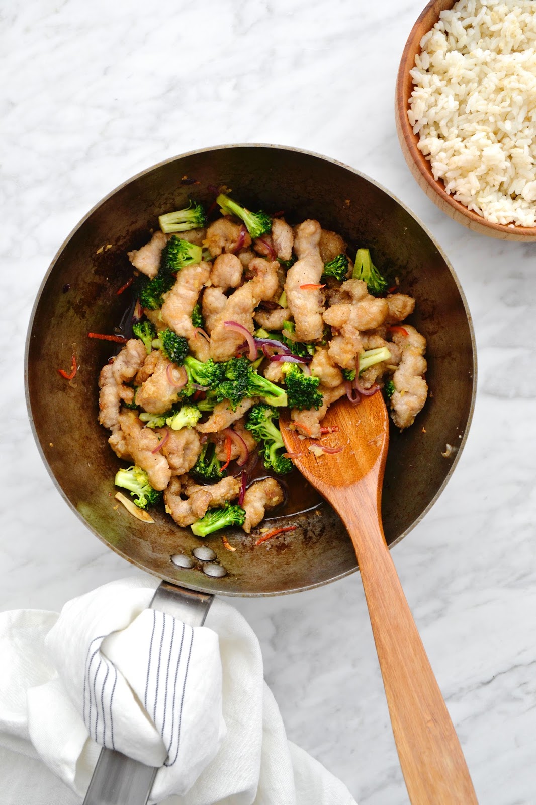 Simple comme une salade d'araignée de porc Columbus crispy au brocoli ⋆ La  cuisine c'est simple