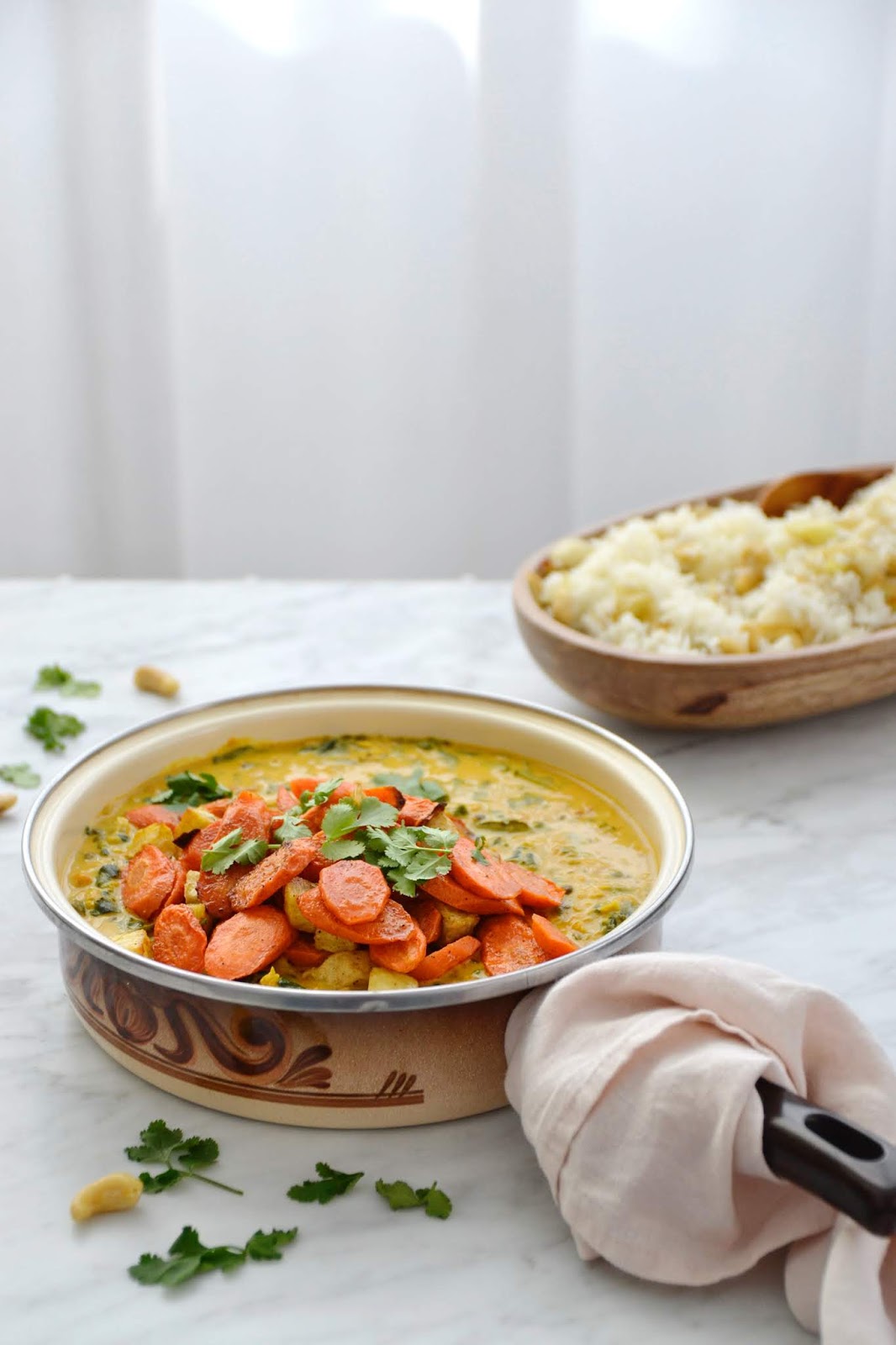 Riz aux légumes au curry
