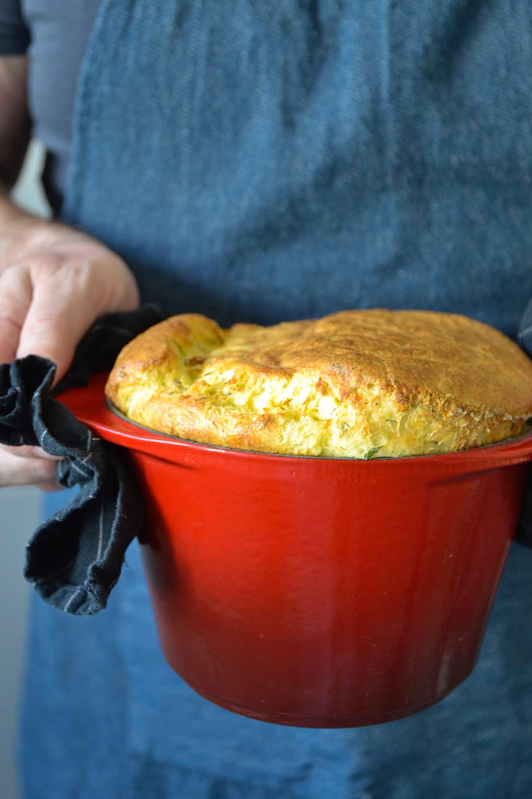 Soufflé au fromage et aux herbes du jardin ⋆ La cuisine c'est simple