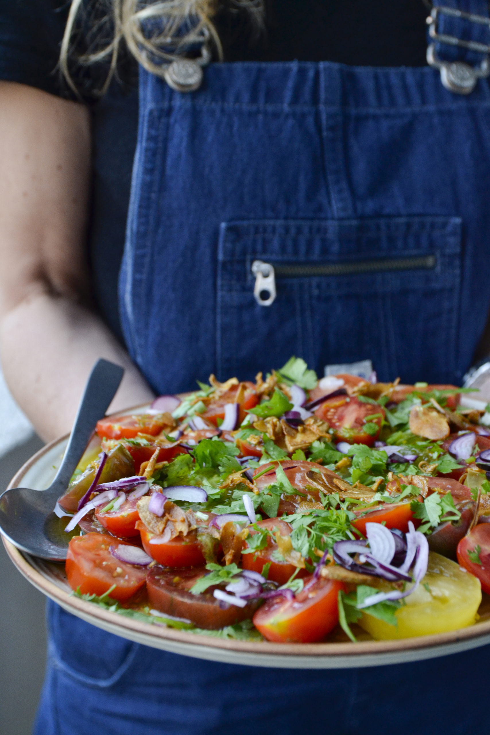 Salade de tomates citron-chèvre de MiniCook